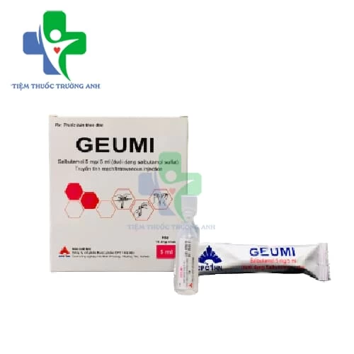 Geumi 5mg/5ml CPC1HN - Điều trị cơn hen, co thắt phế quản